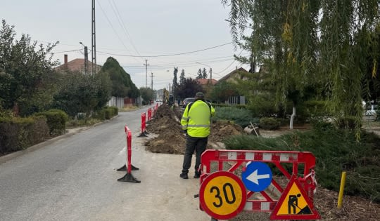 Lucrări neautorizate pe stradă