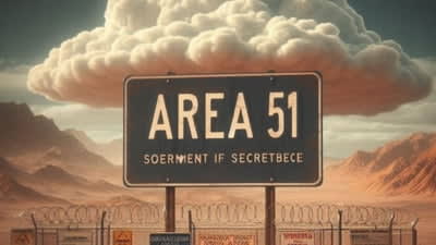 Zona 51, deșert Nevada, teorii conspirație