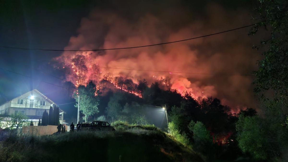 Incendii de pădure au mistuit case de milioane de dolari lângă Los Angeles