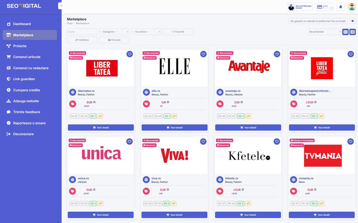Platforma de content marketing SEO Digital: ghid pentru antreprenori și agentii