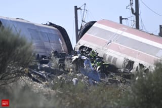 Accident feroviar în Spania, trenuri avariate