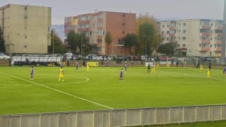 Daniel Sandu în acțiune pe terenul de fotbal