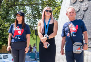 Cristina Maftei și Mihaela Cambei la competiție