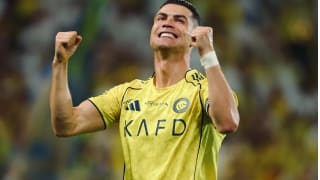 Cristiano Ronaldo marcând un gol
