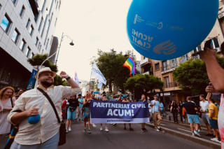 Protest pentru parteneriatul civil în București