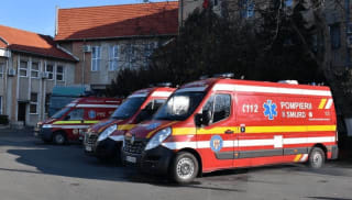 intervenție SMURD la accident rutier