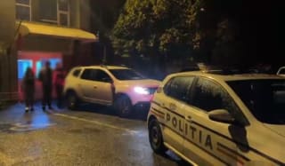 Polițiști în acțiune, reținere suspect