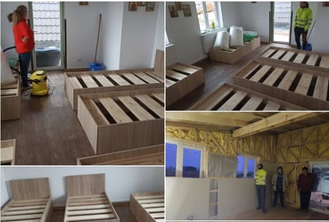 Casa Nicolae s-a mărit! Două căsuțe noi pentru cei fără adăpost