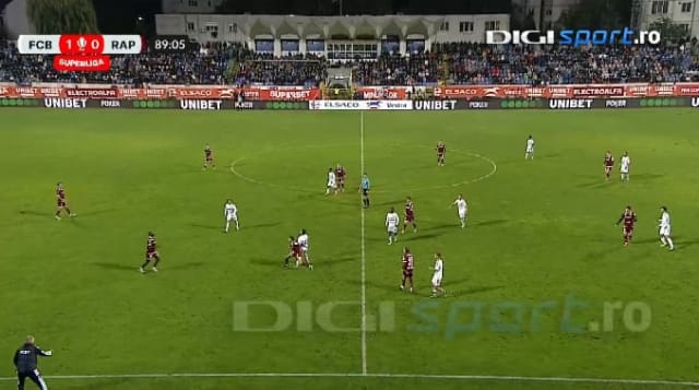 FC Botoșani învinge Rapid cu 2-0 și sparge gheața după câteva etape fără victorie!