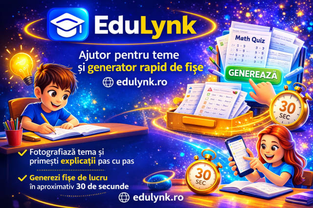 O companie de dezvoltare software din Botoșani a lansat EduLynk – platforma care îi ajută pe învățători să creeze mai ușor materiale pentru clasă și îi sprijină pe părinți și copii la teme