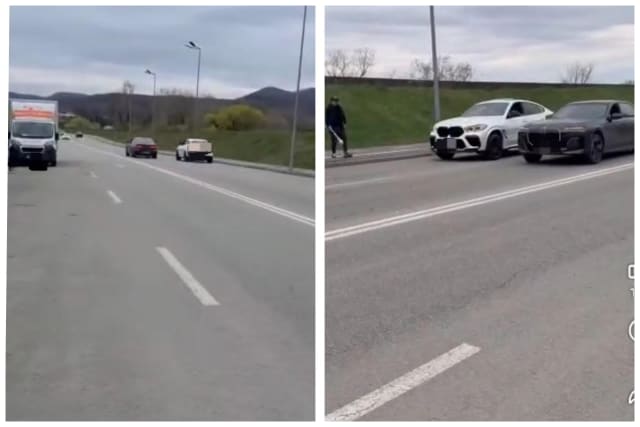 Liniuțe ilegale ca-n filme, la Vâlcea! Doi „vitezomani” prinși după o filmare virală. Cine a dat startul cursei