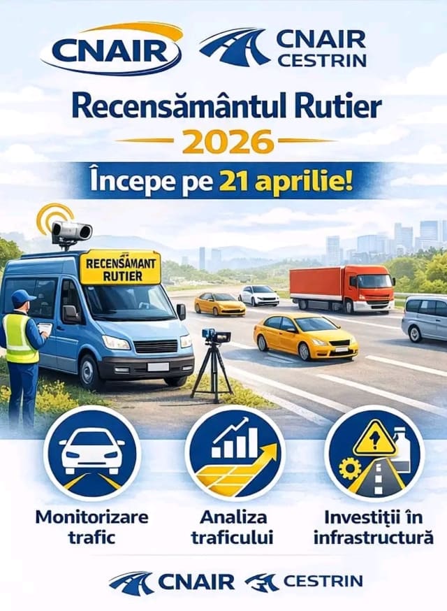 CNAIR începe monitorizarea vehiculelor pe drumurile publice din Vâlcea
