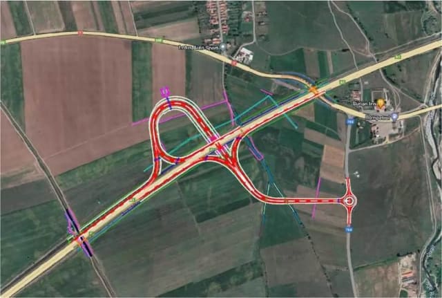 Nodul rutier de la Cugir, pe Autostrada A1, aproape de finalizare: licitație pentru proiectare și execuție de peste 150 milioane lei