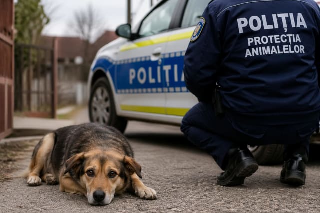 Bărbat din Vlădești, cercetat penal pentru uciderea unui câine, după apariția informațiilor publice