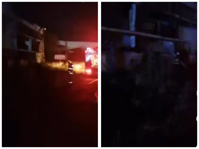 Incendiu lângă Platforma Chimică Râureni: flăcări într-o hală dezafectată, fără victime