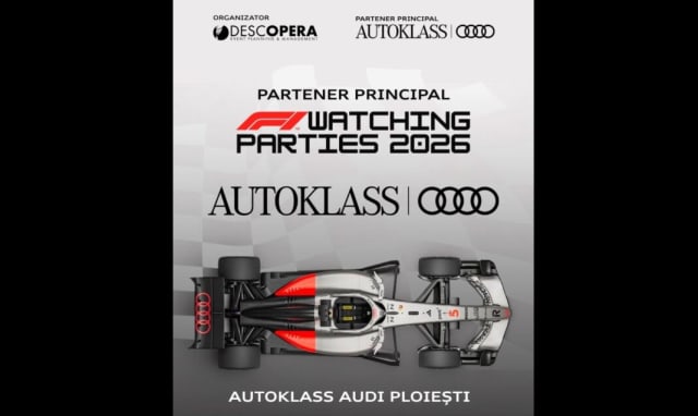 Fanii Formula 1 din Ploiești pot urmări cursa pe ecran gigant și participă la tombolă caritabilă pentru Carina