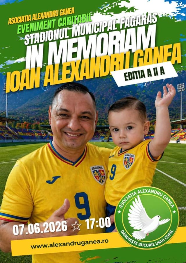 A doua ediție a Memorialului Ioan Alexandru Ganea la Făgăraș: România vs. Selecționata Județului Brașov pentru Leon și Stelian