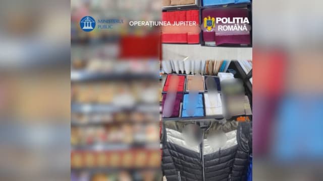 Operațiunea Jupiter: Sute de articole de îmbrăcăminte contrafăcute, confiscate de polițiștii băcăuani