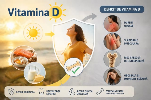 Deficitul de vitamina D: cum îl combatem în contextul actual din Vâlcea