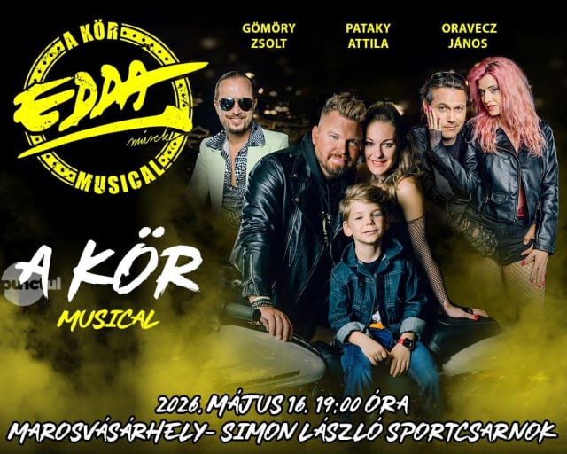 Rockmusicalul inspirat din piesele EDDA ajunge la Târgu Mureș pe 16 mai