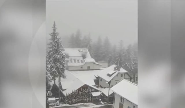 Temperaturi scăzute în ultima zi de minivacanță la Poiana Brașov, doar 12 grade