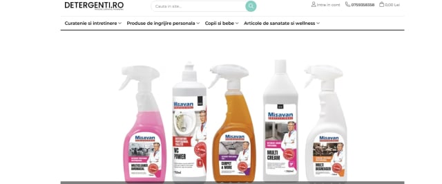 DETERGENTI.RO Botoșani – peste 800 de produse pentru o curățenie impecabilă, sub același acoperiș