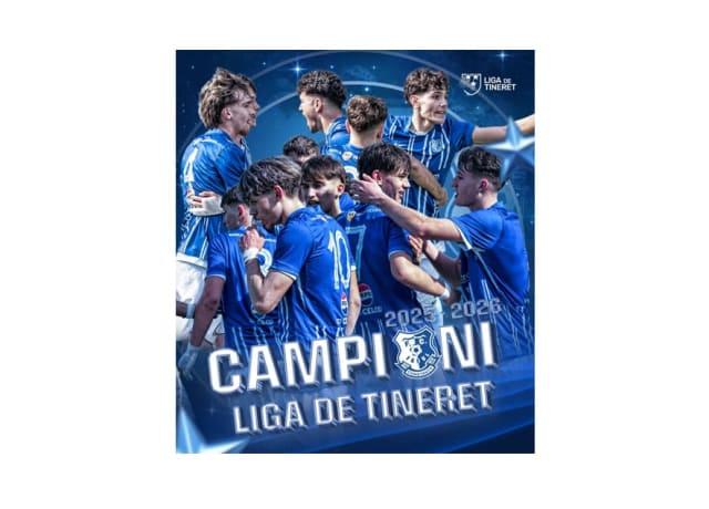 Farul Constanța a câștigat matematic titlul de campioană în Liga de Tineret 2025/2026