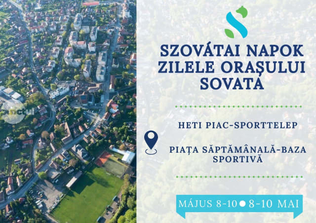 Zilele Orașului Sovata se desfășoară între 8 și 10 mai cu spectacole și parade
