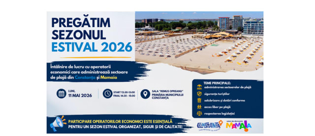 Reprezentanții Ministerului Turismului și operatorii de plaje din Constanța se întâlnesc pentru sezonul estival 2026