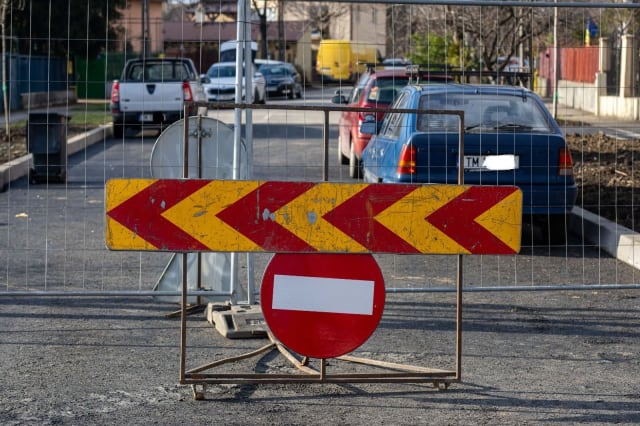 Trafic închis pe strada Drubeta din Timișoara pentru o săptămână din cauza lucrărilor de întreținere