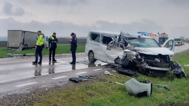 Accident rutier cu patru victime pe E85, în zona localității Cumpărătura