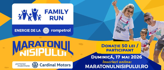 Maratonul Nisipului 2026 aduce bucurie și energie pentru familii și copii pe plaja din Constanța
