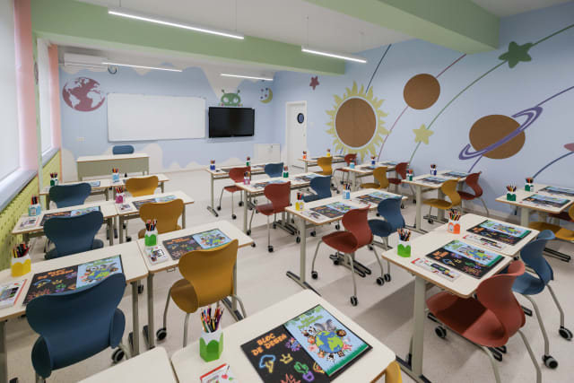 P&G transformă o sală de clasă din Videle într-un spațiu educațional inovator pentru elevii clasei pregătitoare