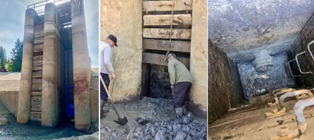 SGA Suceava efectuează lucrări de mentenanță la echipamentul prizei de apă a acumulării Solca