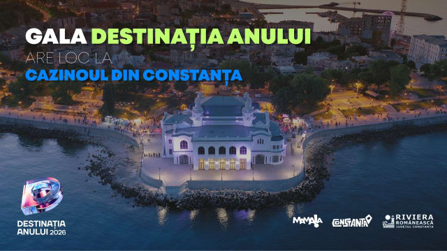Gala Destinaţia Anului 2026 se desfășoară joi la Cazinoul din Constanţa