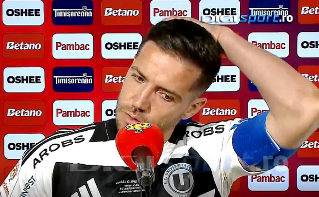 Alex Chipciu, trei cuvinte după finala Cupei 'U' Cluj - Universitatea Craiova