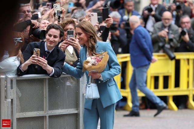 Prințesa Kate face prima vizită oficială în Italia după tratamentul oncologic, în Reggio Emilia