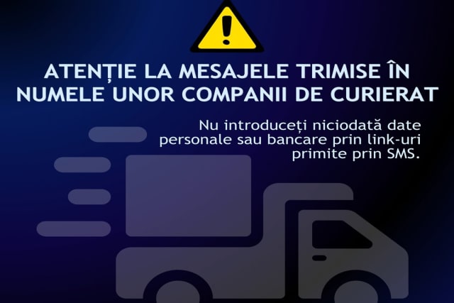 DNSC avertizează despre o campanie de fraudă prin SMS care imită DHL
