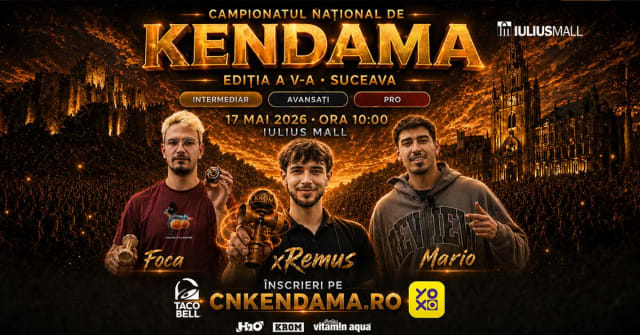 A cincea etapă a Campionatului Național de Kendama se joacă la Iulius Mall Suceava în acest weekend