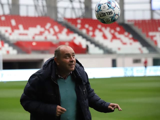 Laszlo Dioszegi motivează jucătorii Sepsi OSK înainte de meciul decisiv cu Chindia Târgoviște