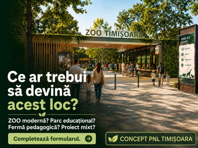 Liberalii au lansat consultare publică pentru viitorul spațiului din Pădurea Verde din Timișoara, după cinci ani de închidere a ZOO