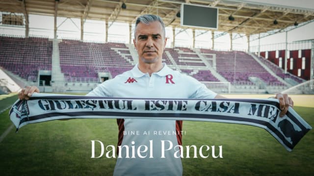 Daniel Pancu, prezentat oficial la Rapid: 'E o zi minunată' după plecarea de la CFR Cluj
