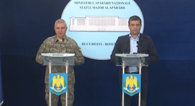 Ministrul Apărării și șeful Armatei, conferință după incidentul de la Galați: capabilități anti-dronă insuficiente și îngrijorări ale populației