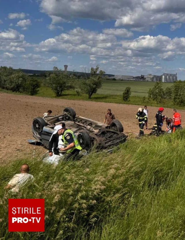 Un accident rutier pe DN1 a implicat nouă persoane, un copil de doi ani și opt luni s-a stins din viață