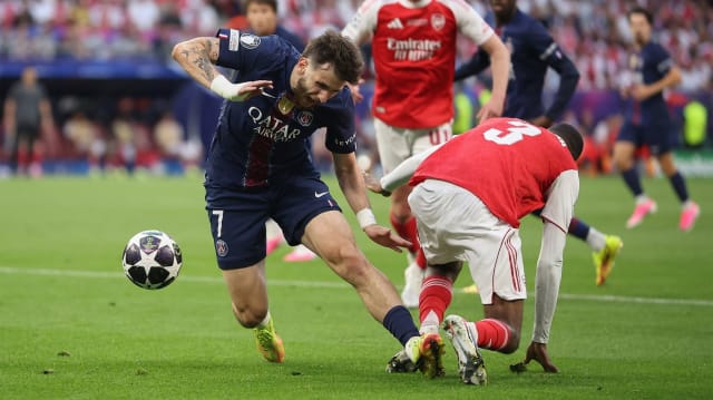 Arbitraj controversat în finala Ligii Campionilor: PSG a primit penalty, Arsenal a protestat vehement