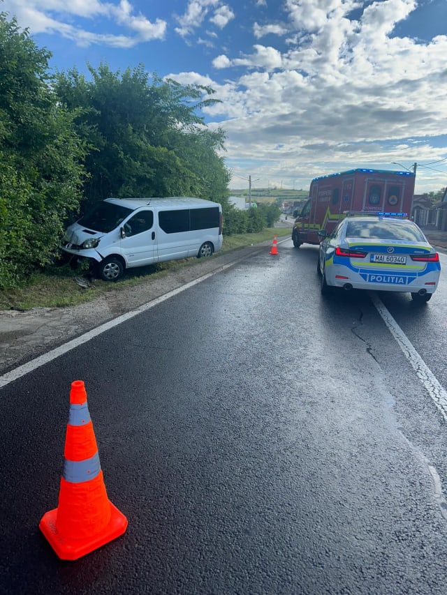 Accident rutier în județul Sibiu: Cinci persoane au ajuns la spital