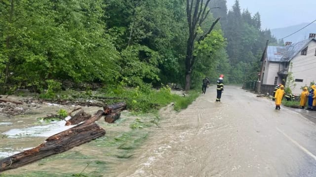 Buzăul, sub Cod galben de inundații din cauza precipitațiilor