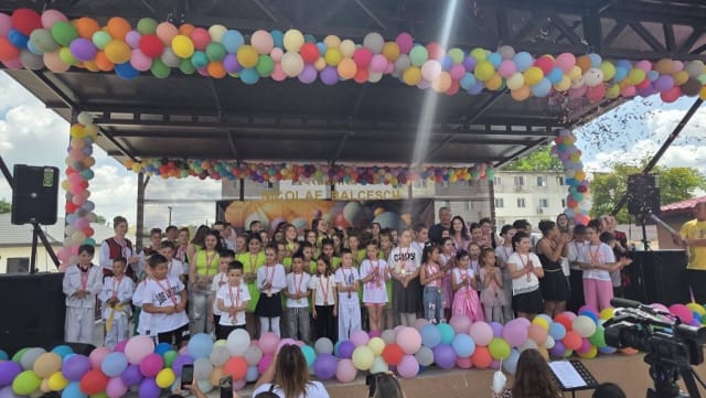 Ziua Copilului a fost sărbătorită la Nicolae Bălcescu cu activități recreative și voie bună
