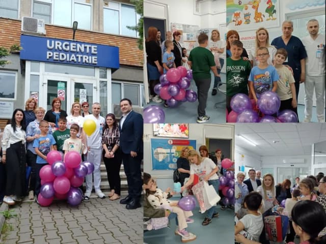 Primăria Buzău a oferit cadouri copiilor internați de Ziua Internațională a Copilului