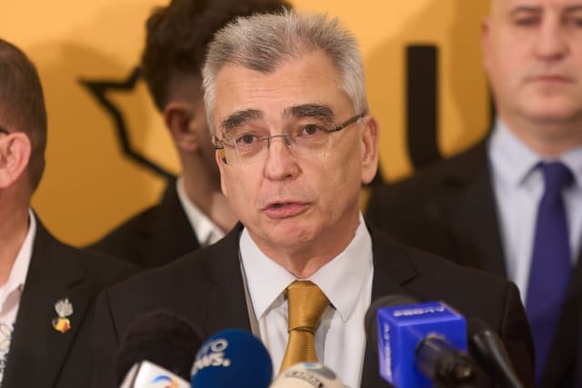 Petrișor Peiu prezentând propunerile AUR pentru guvernare